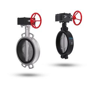 Gear Box Operated Wafer Type Butterfly Valve - BW Series